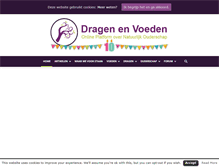 Tablet Screenshot of dragen-en-voeden.nl